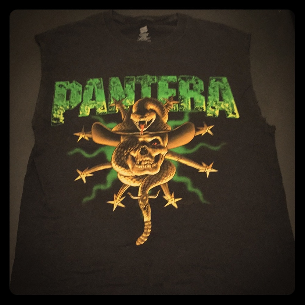 Pantera Cut Off Tee Shirt